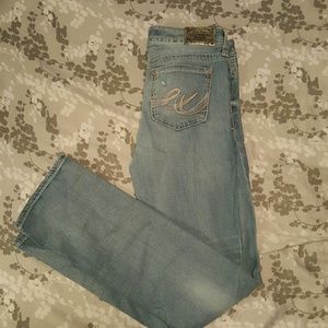 Express stella 6l barely boot jeans